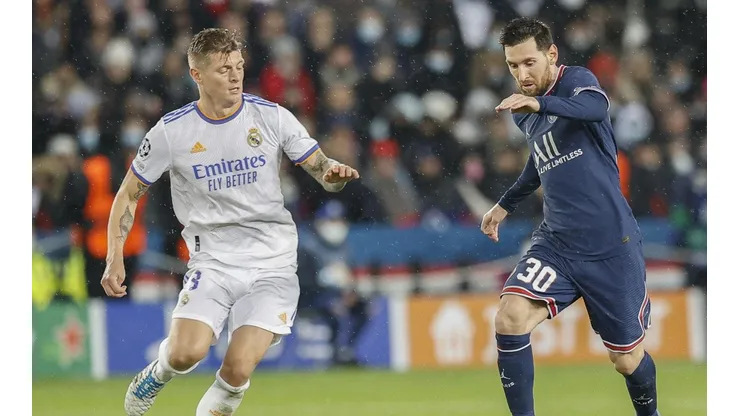 Toni Kroos y Lionel Messi