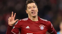 Festejo de Lewandowski con Bayern.