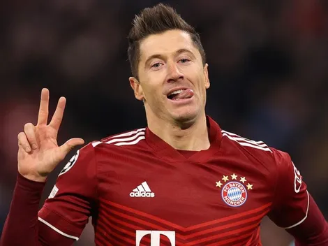 Robert Lewandowski firmó el triplete más rápido de la historia de Champions League