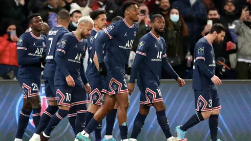 Jugadores del PSG.