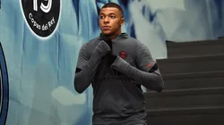 Kylian Mbappé en el Santiago Bernabéu.