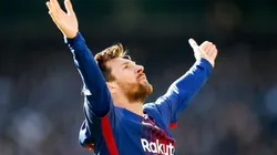 Lio Messi en el Santiago Bernabeú