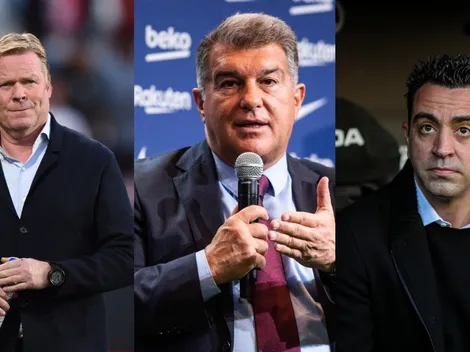 Laporta responde a Koeman por sus declaraciones sobre Xavi