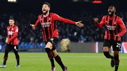 Giroud, el héroe de la noche para Milan.