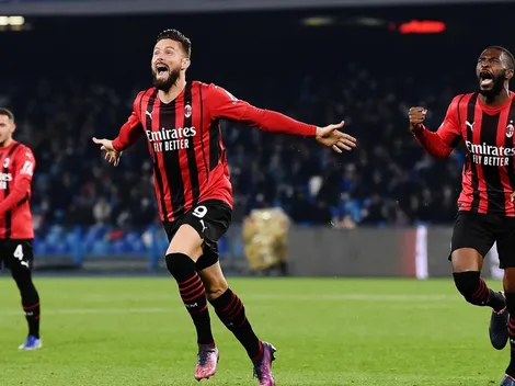 Milan derrotó a Napoli como visitante y recuperó la cima de la Serie A