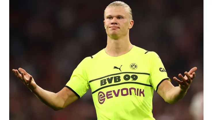 Erling Haaland, delantero del Borussia Dortmund.