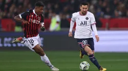 Messi ante Lemina, uno de los duelos de Niza vs PSG.