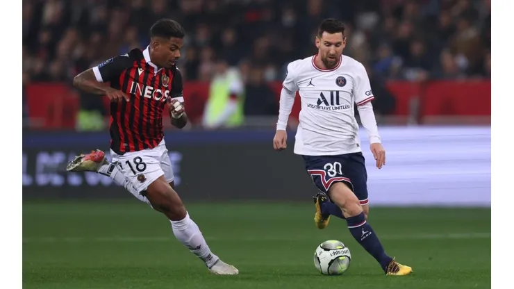 Messi ante Lemina, uno de los duelos de Niza vs PSG.
