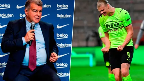 Joan Laporta, Erling Haaland