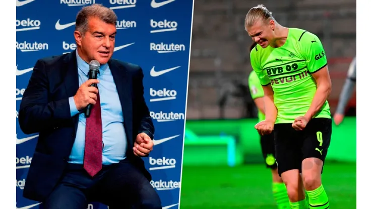 Joan Laporta, Erling Haaland