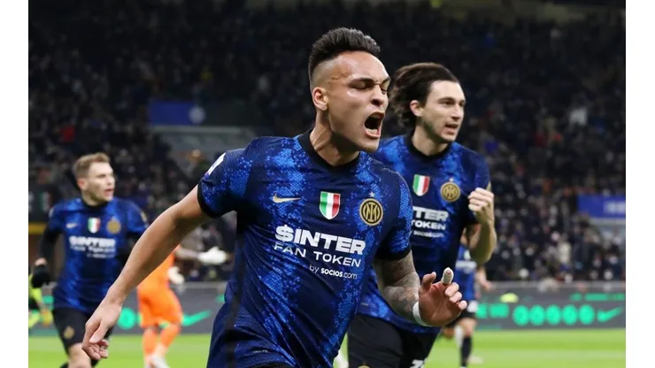 Lautaro Martínez anotó por duplicado para romper su sequía con Inter.