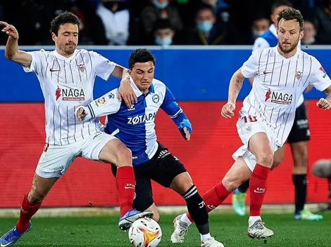 Sevilla no pasó del empate ante un aguerrido Alavés y cedió terreno