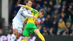 Acción de juego de Eriksen con Williams.