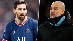 Guardiola aconseja a sus jugadores mirar a Messi.