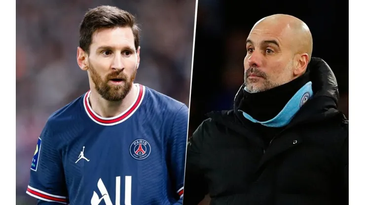 Guardiola aconseja a sus jugadores mirar a Messi.