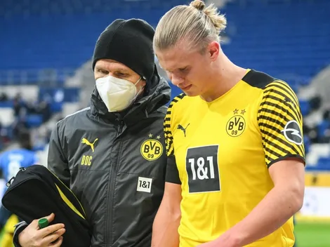 Erling Haaland ha recaído de su lesión