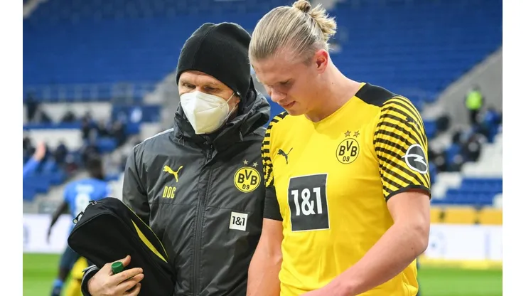 Erling Haaland ha recaído de su lesión