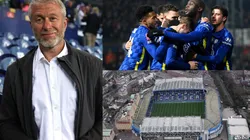Roman Abramovich, jugadores del Chelsea y Stamford Bridge.