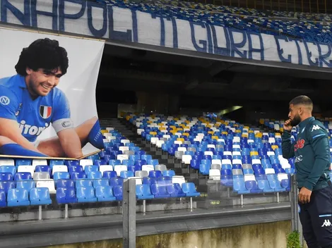 Napoli presentó una nueva camiseta en homenaje a Diego Maradona