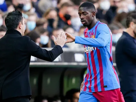 Dembélé le prometió a Xavi que va a estar comprometido con Barcelona