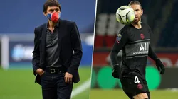 Leonardo y Sergio Ramos, de PSG.