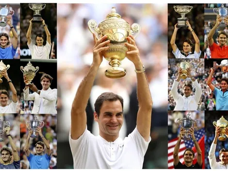 ¿Cuántos Grand Slams tiene Roger Federer?