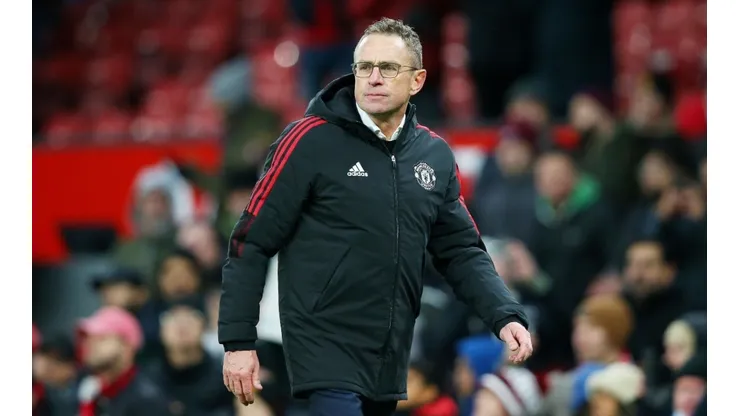 Ralf Rangnick, entrenador del Manchester United.