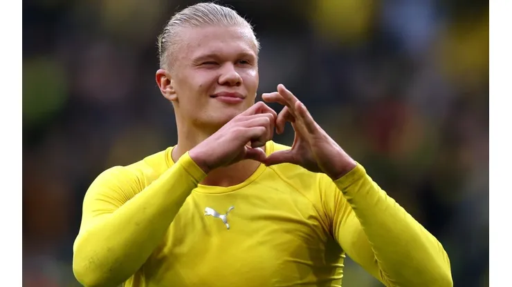 Erling Haaland, delantero del Borussia Dortmund.
