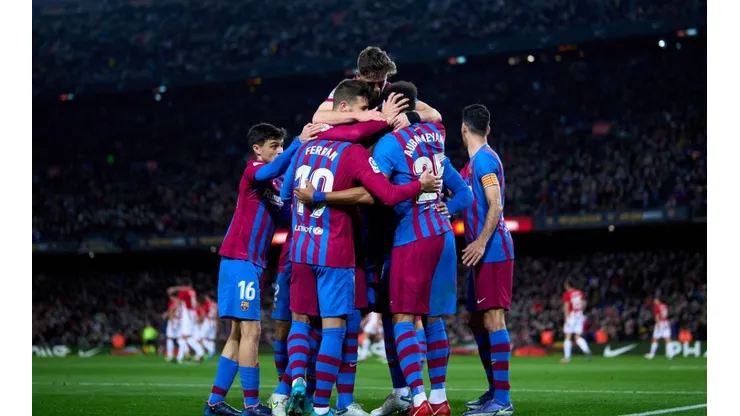 Jugadores del Barcelona.