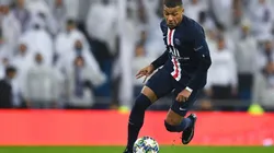 Kylian Mbappé en el Santiago Bernabéu.