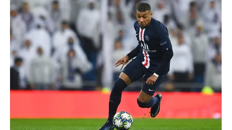 Kylian Mbappé en el Santiago Bernabéu.