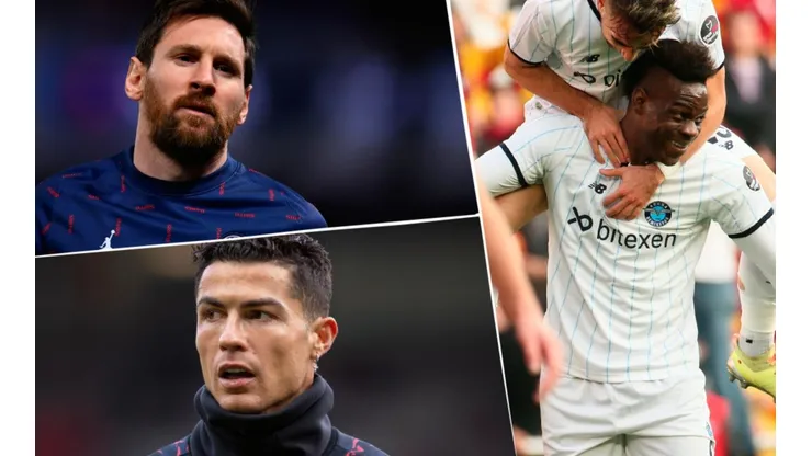 Mario Balotelli, Lionel Messi, Cristiano Ronaldo