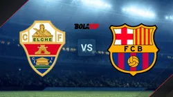 Elche vs. Barcelona por La Liga de España