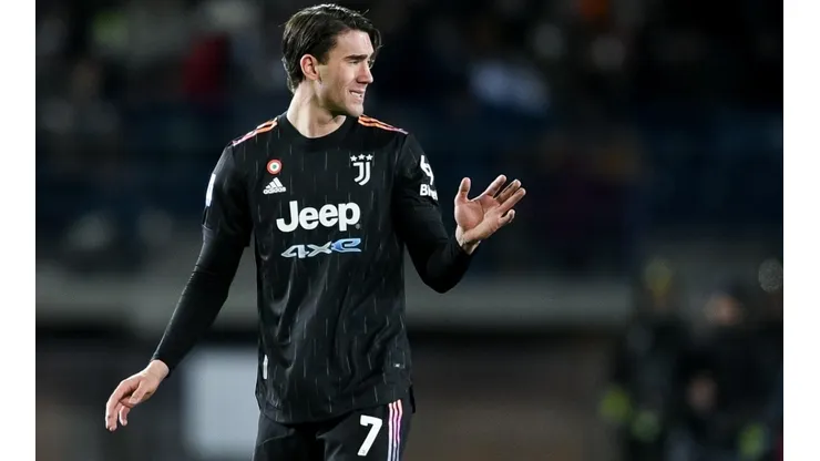 Dusan Vlahovic, delantero de Juventus.