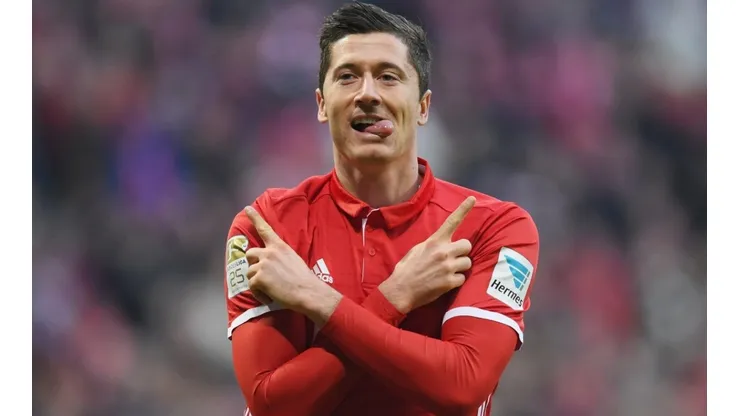 Robert Lewandowski, delantero del Bayer Munich.