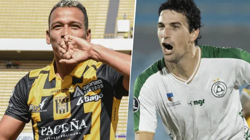 The Strongest vs. Plaza Colonia por la Copa Libertadores (Fotos: Twitter The Strongest y Twitter Plaza Colonia)