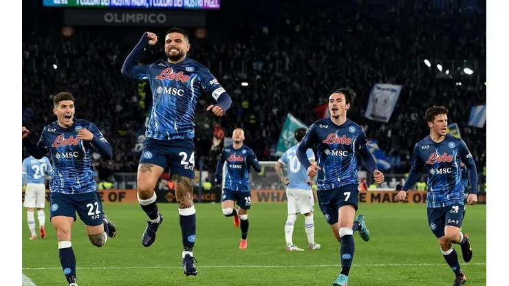 Lorenzo Insigne, el autor del gol de Napoli.