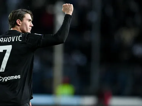 Primer doblete de Vlahovic para darle el triunfo a la Juve