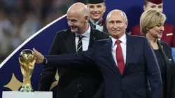 Gianni Infantino y Vladimir Putin, Mundial de Rusia 2018