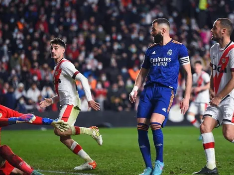 Benzema le da un triunfo vital a Real Madrid ante Rayo Vallecano