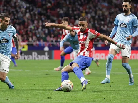 Qué calidad al definir: gol de Renan Lodi para adelantar a Atlético sobre Celta