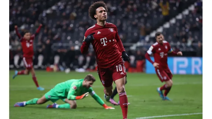 Sane - Frankfurt v FC Bayern Munich