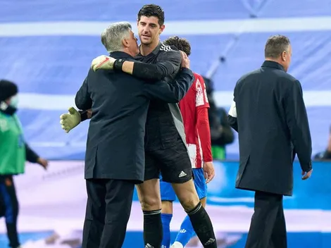 Ancelotti, molesto tras la victoria: “Decir que ganamos por Courtois, es un error”