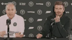 Jorge Mas y David Beckham, de Inter Miami.