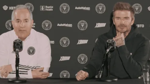 Jorge Mas y David Beckham, de Inter Miami.