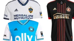 Algunas camisetas de la MLS.