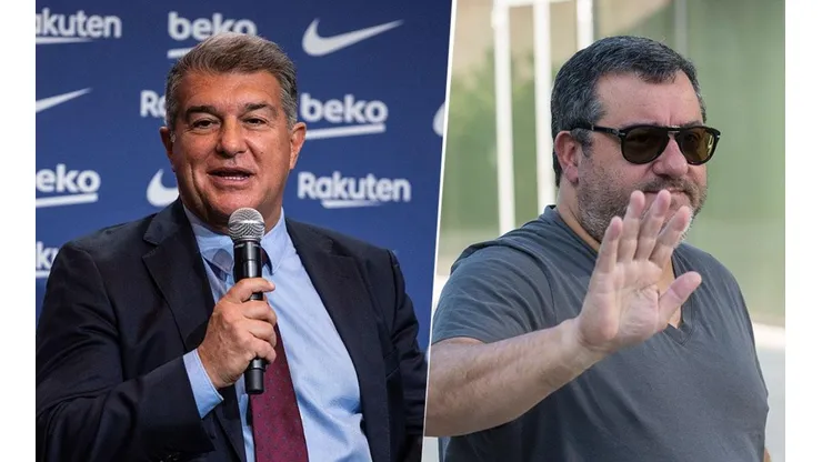 Laporta y Raiola.