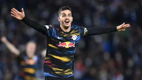 André Silva, uno de los autores de los goles de Leipzig.