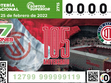 Resultados Sorteo Superior de AYER, viernes 25 de febrero por el Aniversario de Toluca