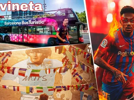 Xavi fue el gran protagonista de los memes tras el partido Napoli vs Barcelona